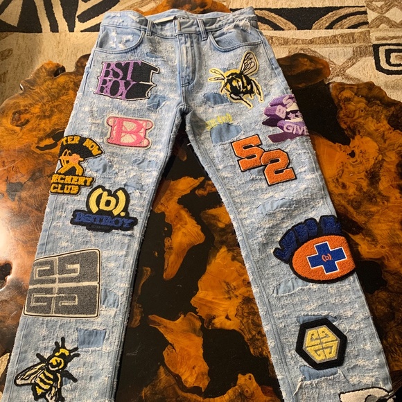 Givenchy | Jeans | Givenchy X Bstroy Distressed Patch Rigid